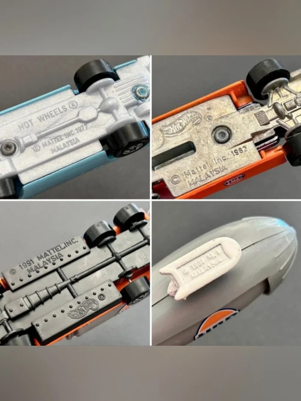 Hot Wheels - Gulf Livery Promo Cars Complete Set Of 4 (Read Description)